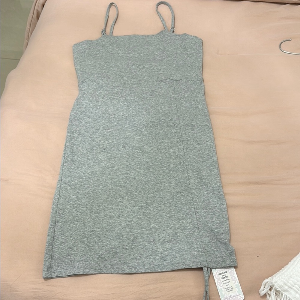 Gray Mini Dress